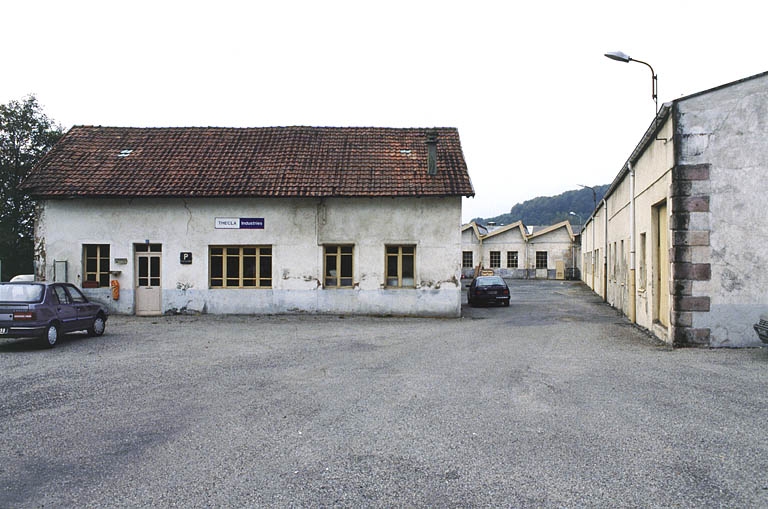 usine de petite métallurgie Schmerber, puis Schmerber Fils et Cie, puis Kern, puis Tréfilor, puis usine de traitement de surface des métaux Revêtement et Décoration, actuellement Thécla