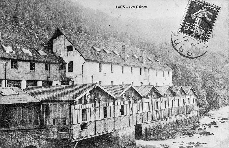 forges de Lods, actuellement centrale hydroélectrique