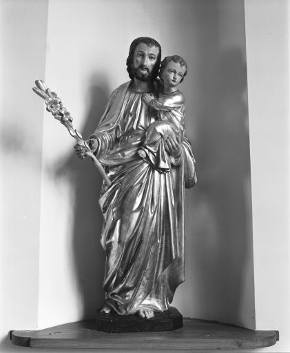 statue : saint Joseph et l'Enfant Jésus