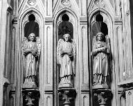 autel, retable, tabernacle, statues (maître-autel, autel tombeau)