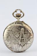 montre de gousset mécanique (montre de franc-maçon)