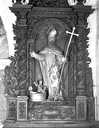 2 statues : saint Claude et saint Nicolas