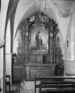 autel, retable (autel secondaire sud)
