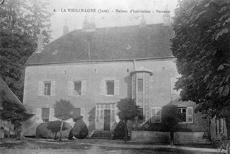 usine de flaconnage dite verrerie de la Vieille-Loye, actuellement maison, ferme