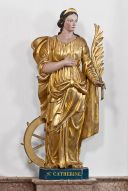 statue : sainte Catherine