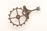 mécanisme d'horloge (échappement à chevilles)