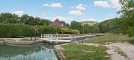 site de l'écluse 46 du versant Saône, dite de la Verrerie (canal de Bourgogne)