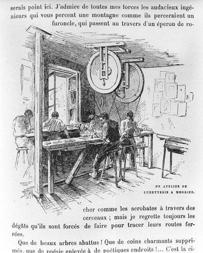 la lunetterie dans le Jura