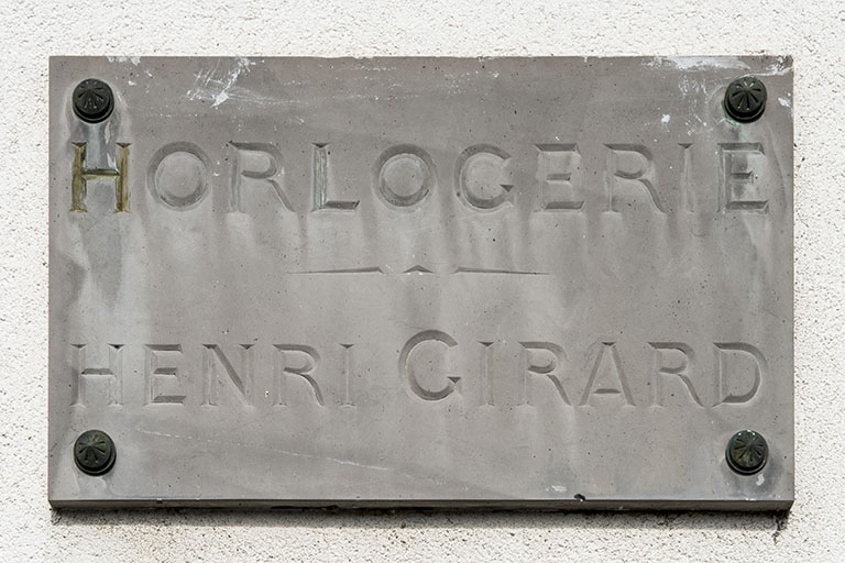 atelier d'horlogerie Henri Girard