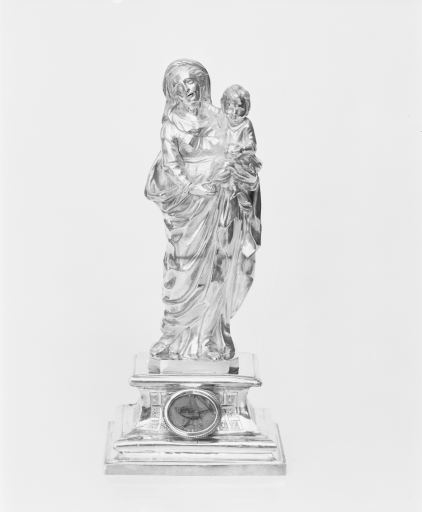 statuette-reliquaire : Vierge à l'Enfant