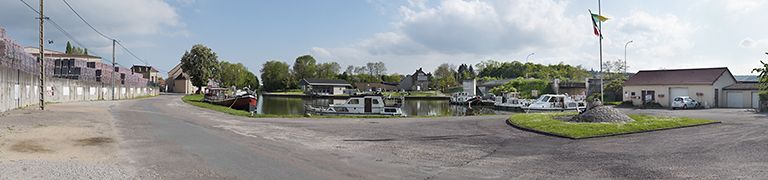 halte nautique ; port de Chagny (canal du Centre)