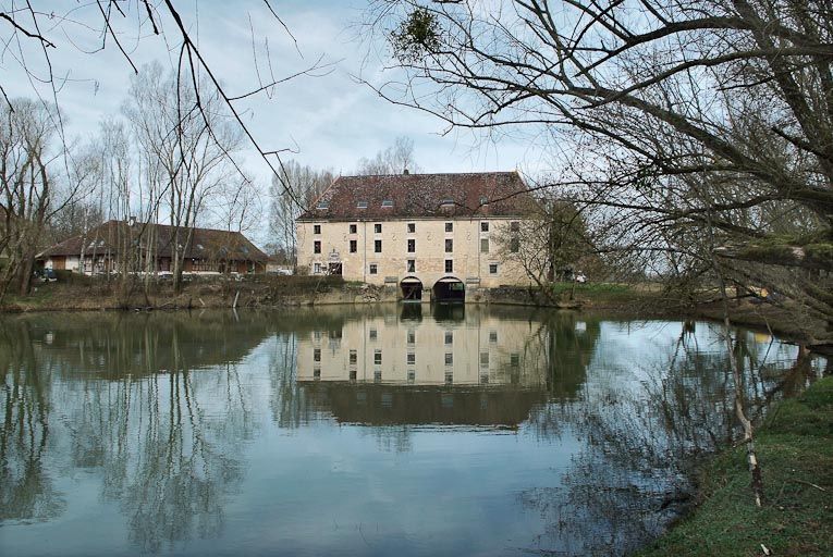 moulin de Bourgchâteau puis minoterie ; actuellement hôtel de voyageurs et restaurant (paysages et activités liés à la Seille canalisée)