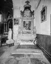 2 autels, 2 gradins d'autel, tabernacle, 2 retables (autels secondaires)