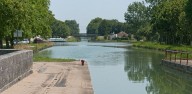 gare d'eau ; port de Saint-Florentin (canal de Bourgogne)