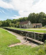 site de l'écluse 36 du versant Seine, dite de la Porte (canal du Nivernais)