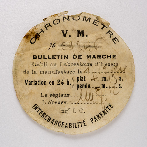 montre de gousset mécanique des Ets Victor Mougin