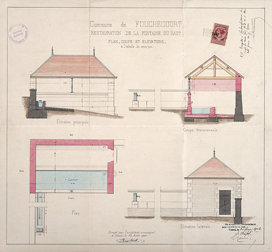 architecture liée à l'eau de la commune de Fouchécourt