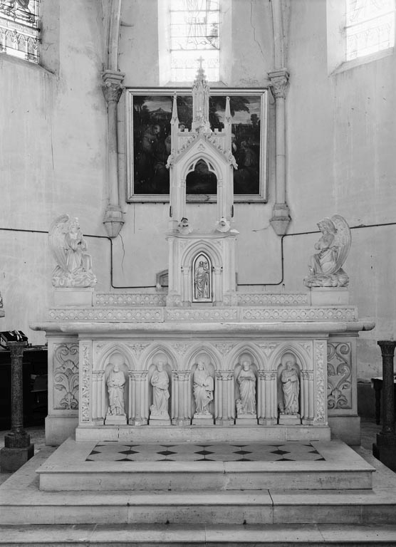 autel, tabernacle (maître-autel, autel tombeau, tabernacle architecturé) (1), style néo-gothique