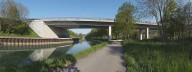 pont routier isolé (canal de Bourgogne)