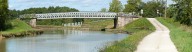 pont routier isolé de Grignon (canal de Bourgogne)