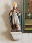 statue (petite-nature) : saint Claude