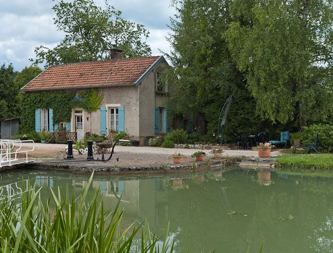 site de l'écluse 36 du versant Saône, dite de Sainte-Marie (canal de Bourgogne)