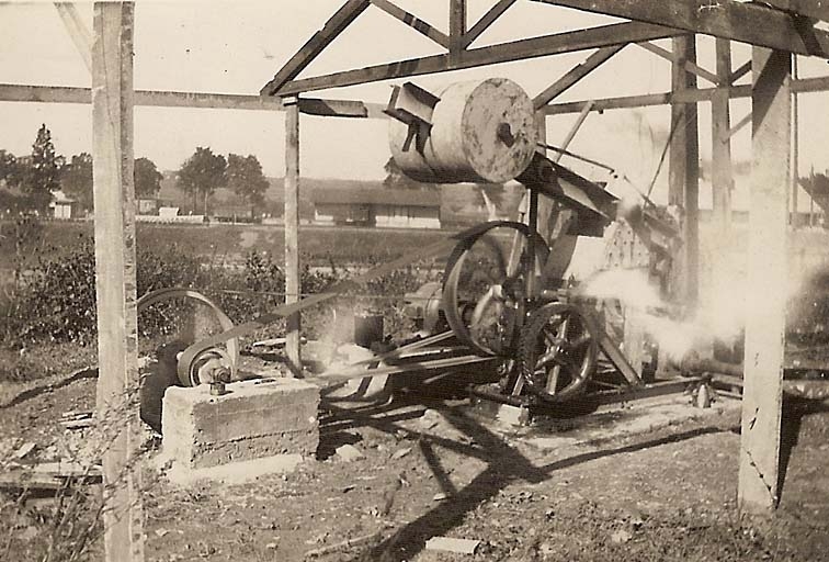 usine de fabrication et distillation des goudrons de la Société des Schistes et Pétroles de Franche-Comté