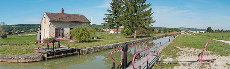site de l'écluse 55 du versant Yonne, dite Venarey 2ème (canal de Bourgogne)