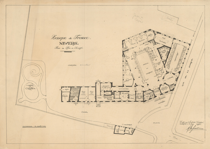 logis abbatial de Saint-Martin, puis hôtel de La Rochefoucauld, puis succursale départementale de la Banque de France