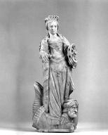 statue : sainte Catherine