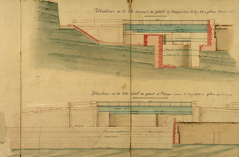 site d'écluse n° 50 N de Tarragnoz (canal du Rhône au Rhin)