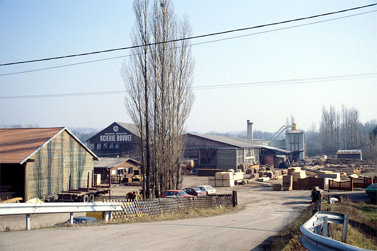 usine de chaux, scierie, usine de menuiserie dite scierie Bouvet