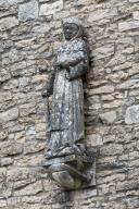 statue (petite nature) : saint Fiacre