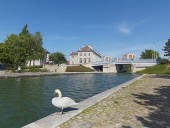 pont routier isolé (canal de Bourgogne)