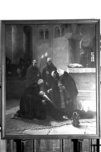 tableau : la Mort de saint Claude
