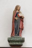 statue : sainte au livre