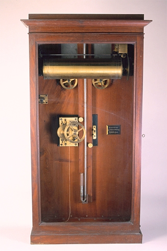 instrument de mesure de la pression atmosphérique et d'enregistrement (baromètre enregistreur Redier)