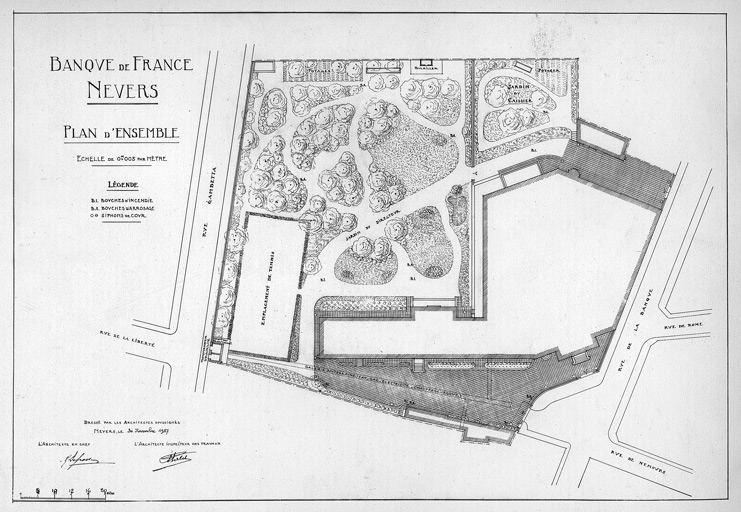logis abbatial de Saint-Martin, puis hôtel de La Rochefoucauld, puis succursale départementale de la Banque de France