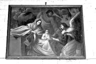 tableau : la Sainte Famille et un ange