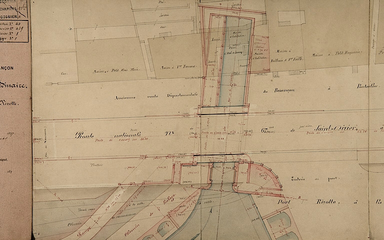 site d'écluse n° 50 N de Tarragnoz (canal du Rhône au Rhin)