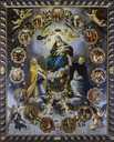 tableau : la Donation du rosaire à saint Dominique (n° 1)