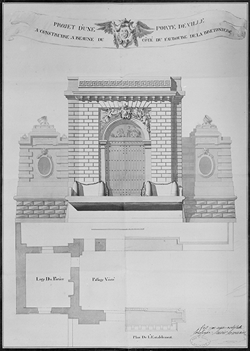 porte de ville dite porte Bretonnière