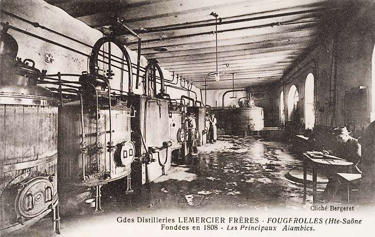 distillerie, tonnellerie et vinaigrerie des Etablissements Lemercier Frères