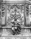 5 statuettes : le Christ et les quatre Evangélistes