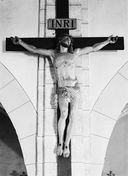 croix (petite nature) : Christ en croix