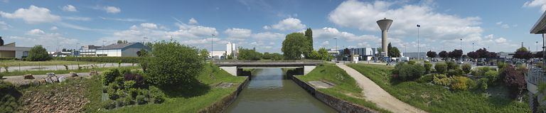 ensemble industriel ; ensemble artisanal commercial ou tertiaire du bief 34 bis (activités liées au canal du Centre)
