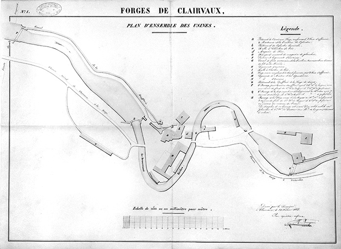 usine métallurgique dite forges de Clairvaux