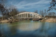 pont routier menant à Branges ; pont de la Culée (la Seille canalisée)