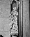 2 statues : saint Jean l'Evangéliste et sainte Marie-Madeleine