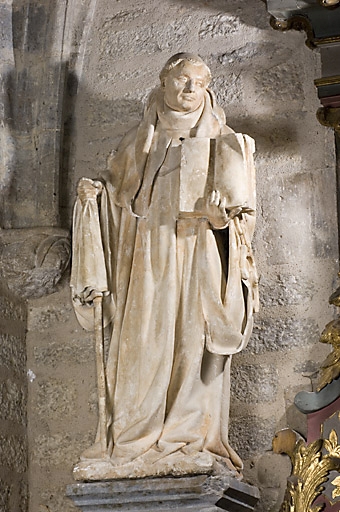statue (grandeur nature) : saint Léonard